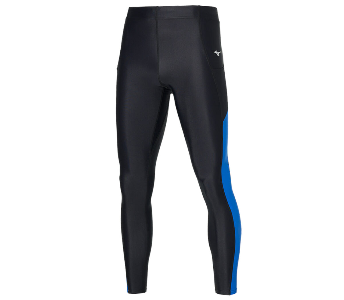 Pantalone Mizuno core long tight uomo nero blu