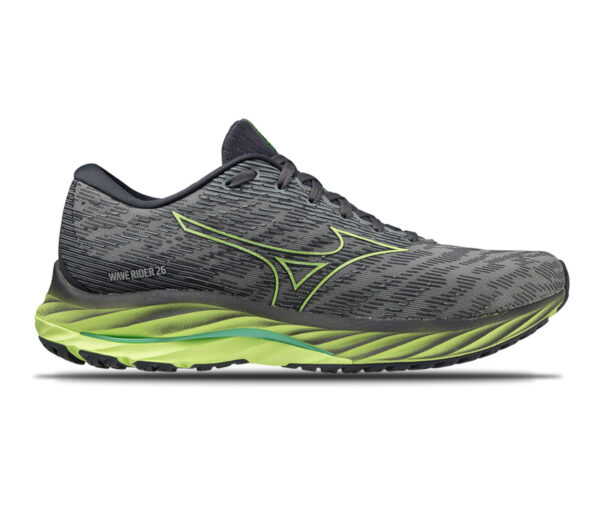 Scarpa Mizuno wave rider 26 uomo grigia gialla