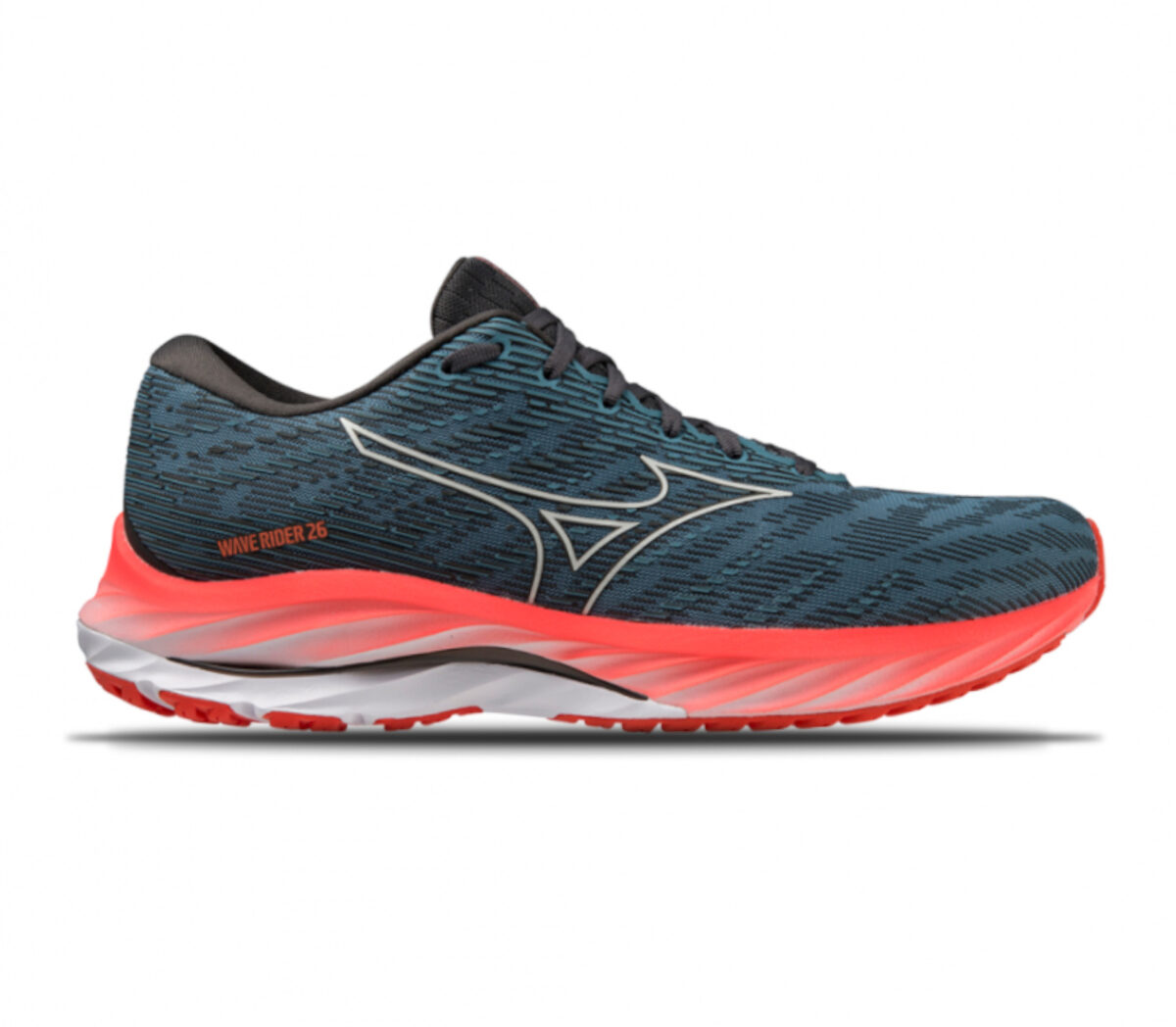 Scarpa Mizuno Wave rider 26 uomo blu arancione