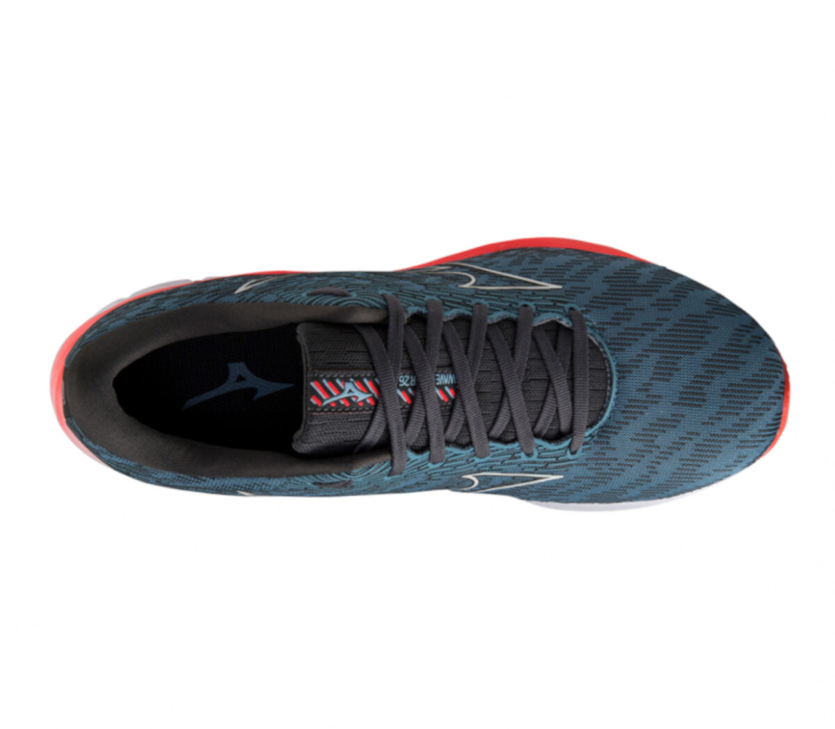 Tomaia Scarpa Mizuno Wave rider 26 uomo blu arancione