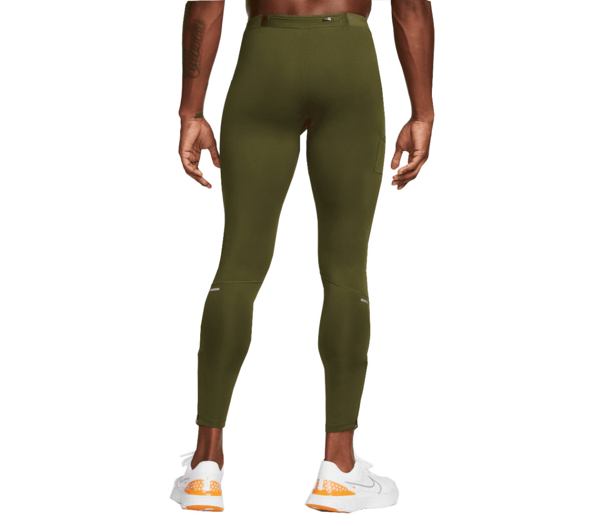 Dietro Leggings nike storm-fit phenom elite uomo verde
