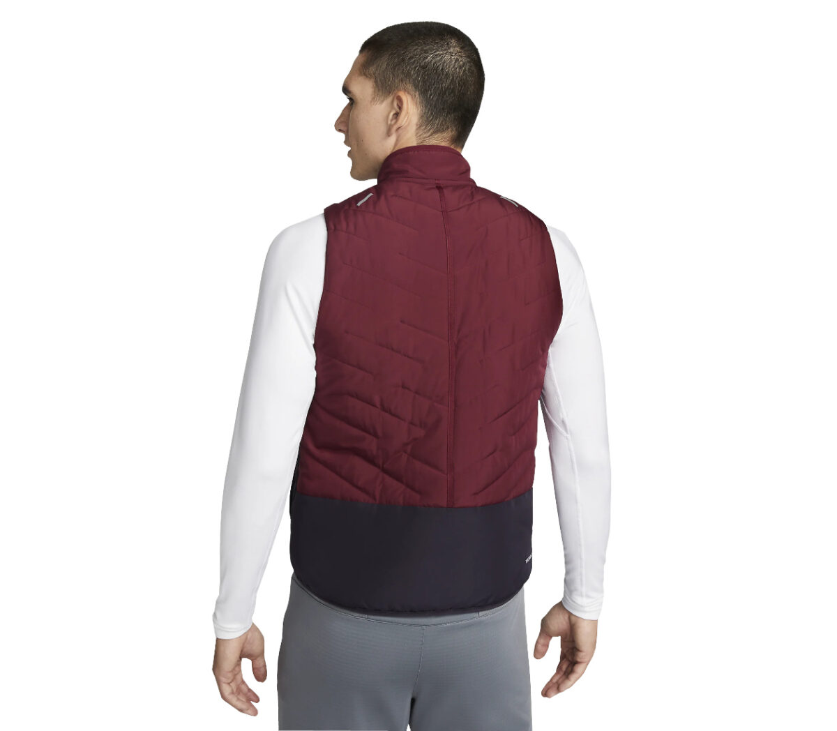 Dietro Smanicato nike therma-fit repel uomo rosso nero