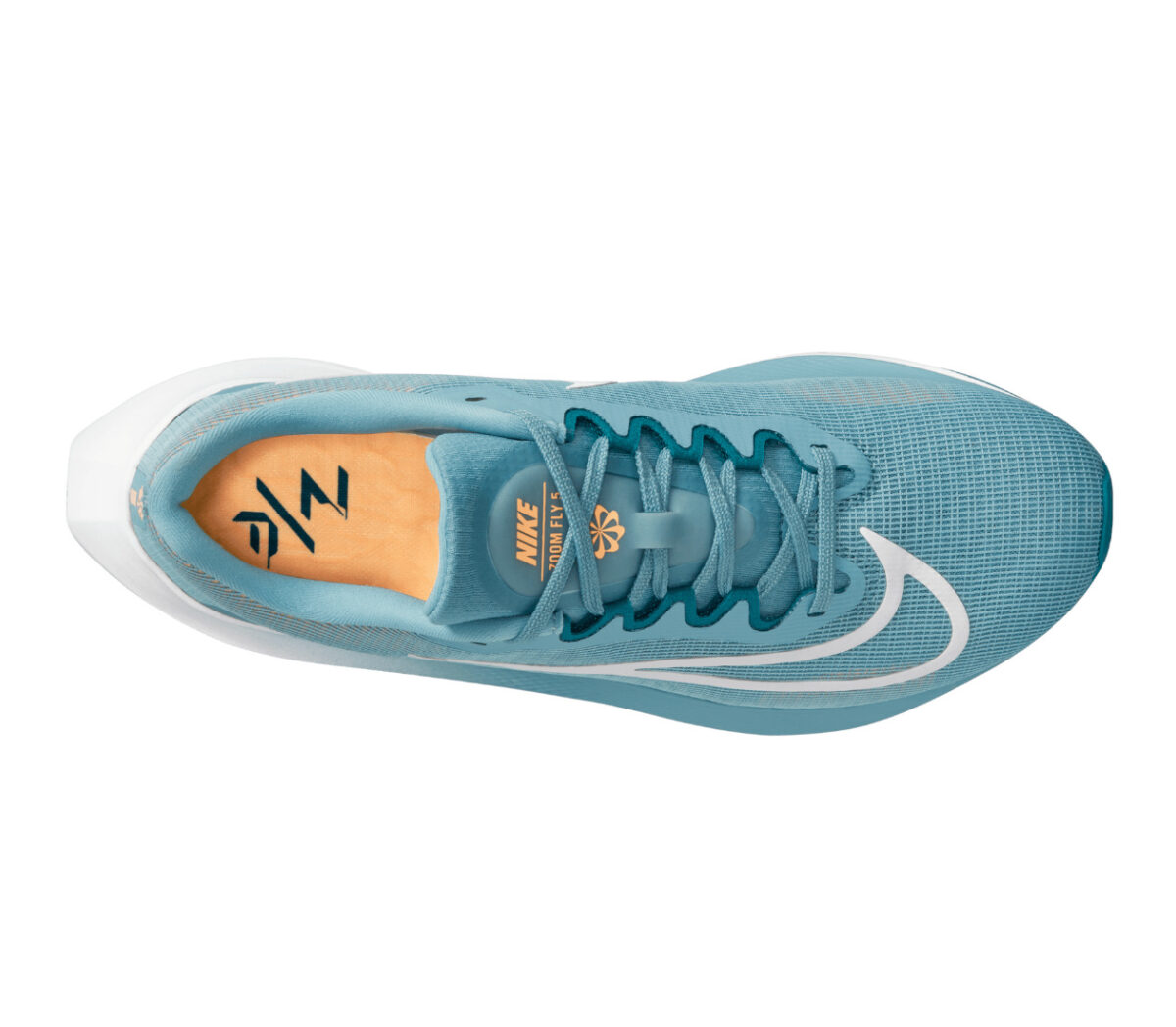 Tomaia Scarpa nike zoom fly 5 uomo azzurra