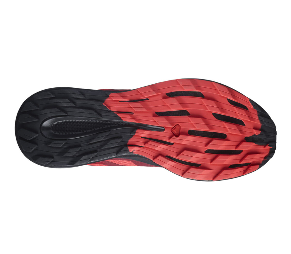 Suola Scarpa Salomon Pulsar trail uomo rossa nera