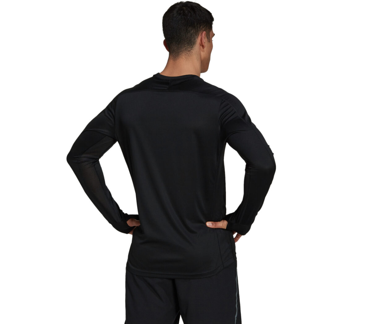 Dietro Maglia Adidas OTR Long Sleeve uomo nera