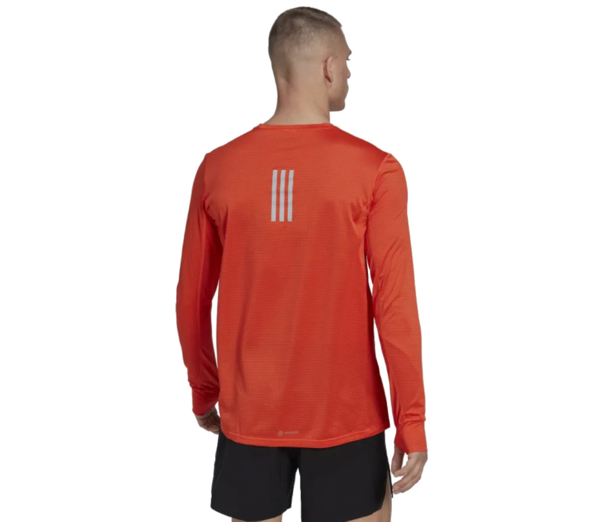 Dietro Maglia Adidas OTR Long Sleeve uomo arancione