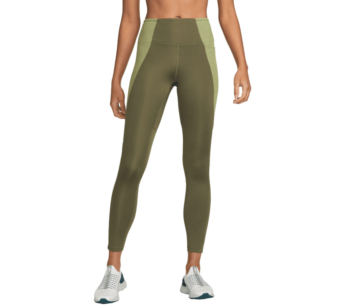 Leggings nike air fast donna verde