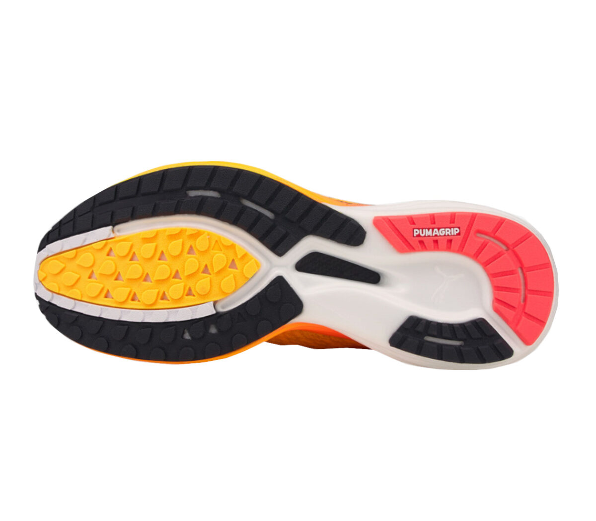 Suola Scarpa puma deviate nitro 2 uomo arancione giallo