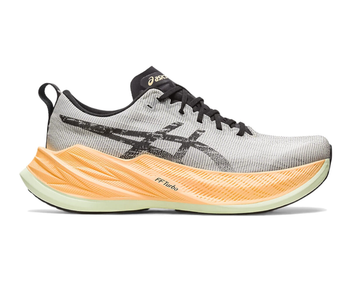 Scarpa Asics Superblast unisex grigia arancione