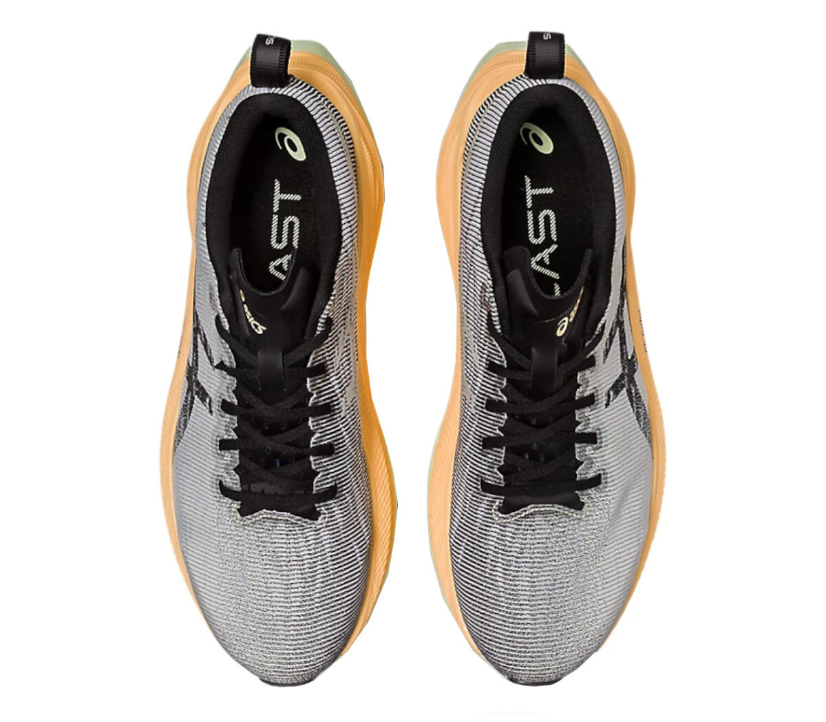 Tomaia Scarpa Asics Superblast unisex grigia arancione