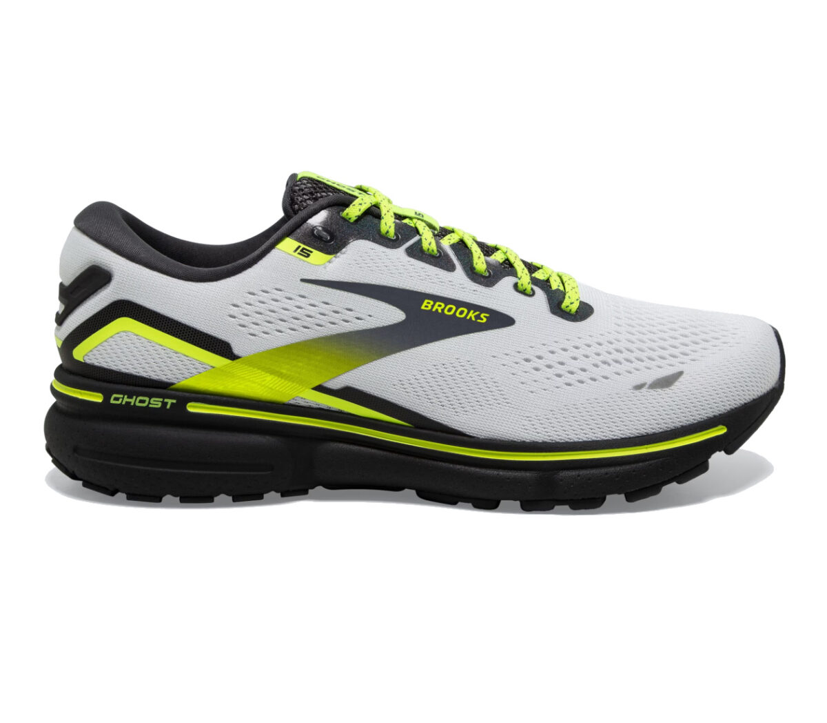 Scarpa Brooks ghost 15 donna bianca gialla