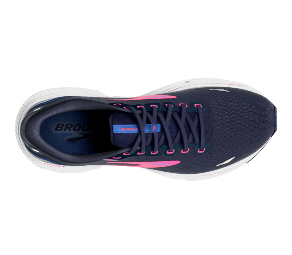 Tomaia Scarpa brooks ghost 15 donna blu viola