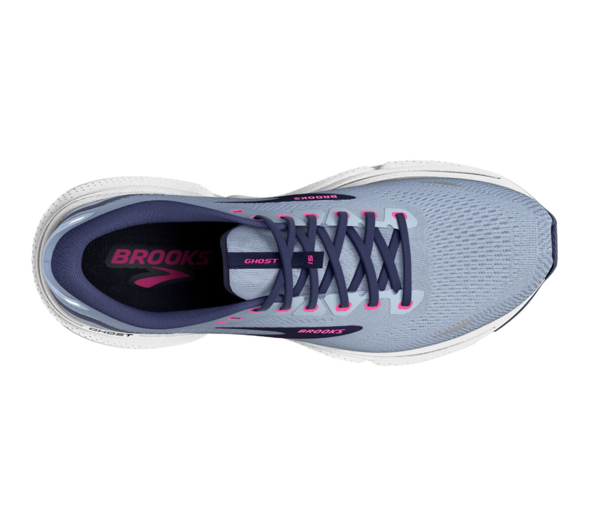 Tomaia Scarpa Brooks ghost 15 donna grigia