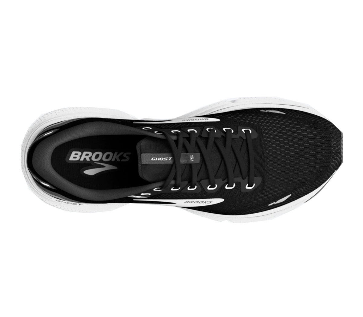 Tomaia Scarpa brooks ghost 15 uomo nera