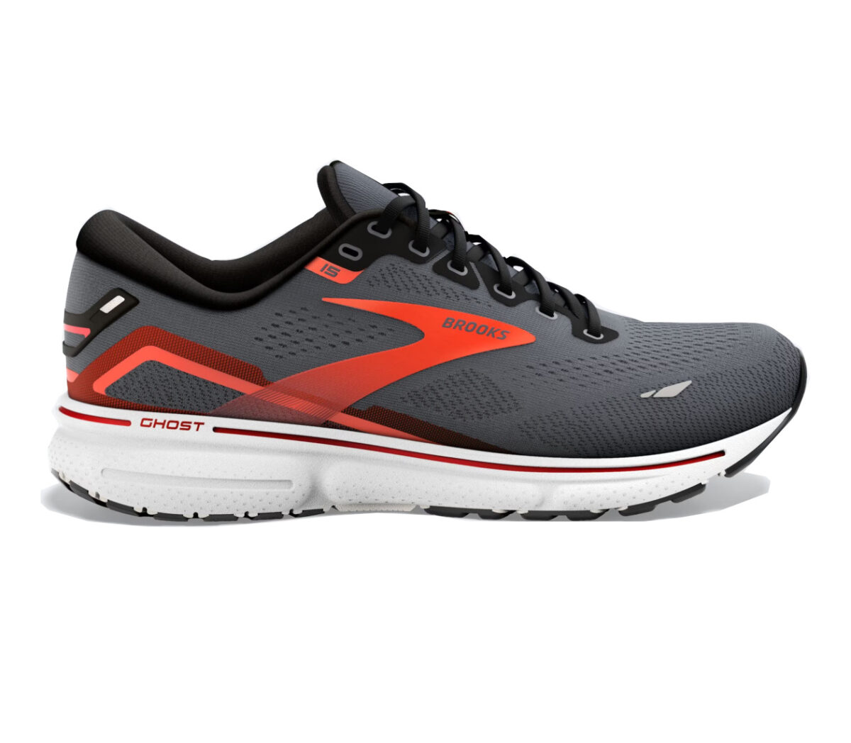 Scarpa Brooks ghost 15 uomo grigia rossa