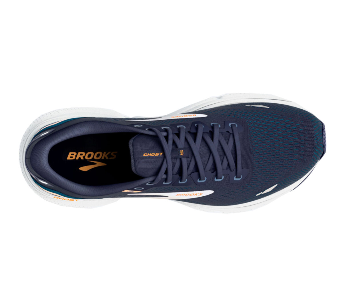 Tomaia Scarpa brooks ghost 15 uomo blu