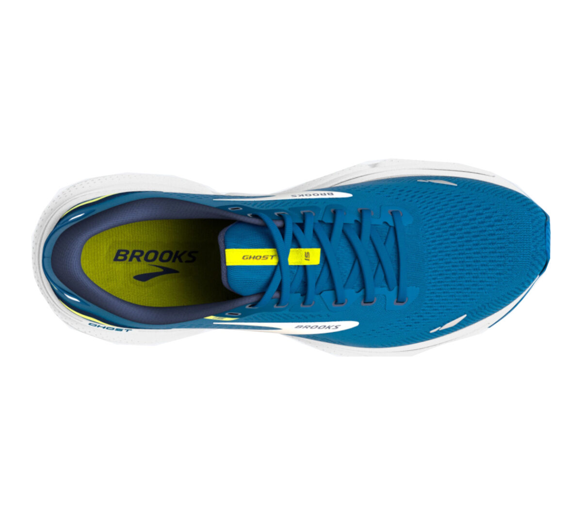 Tomaia Scarpa brooks ghost 15 uomo azzurra