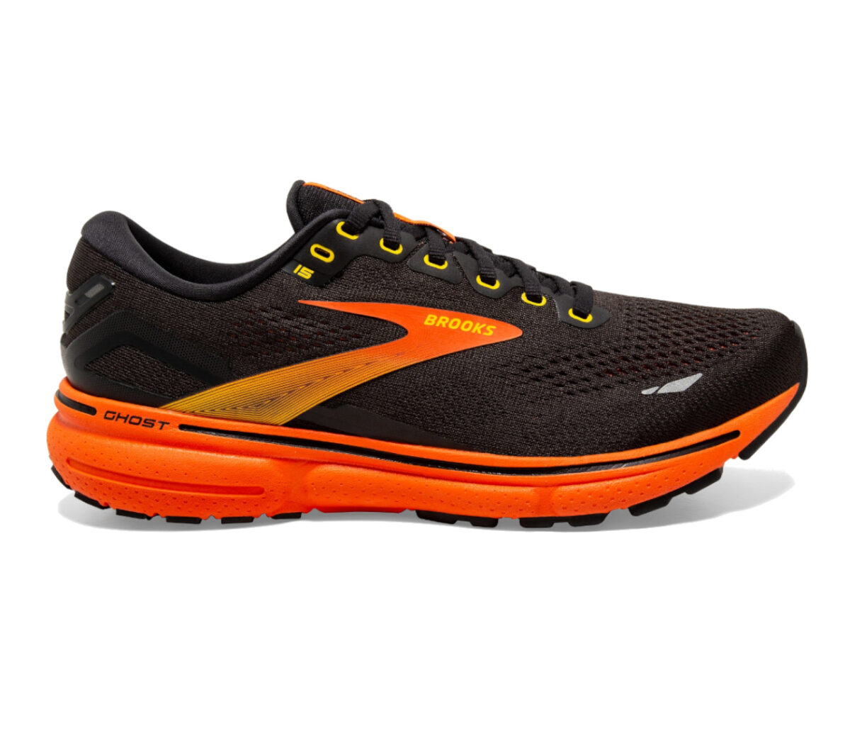 Scarpa Brooks ghost 15 uomo arancione nera