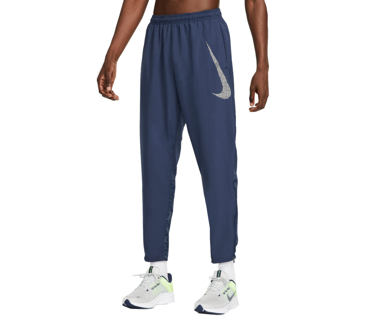 Pantalone nike dri-fit run division challenger uomo blu