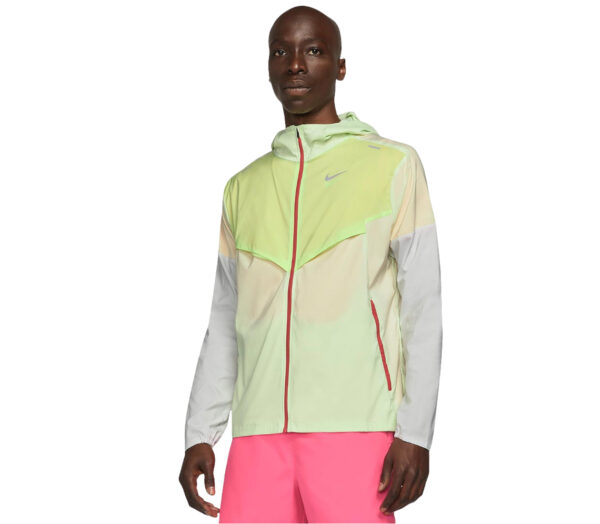 Giacca nike windrunner uomo bianca lime