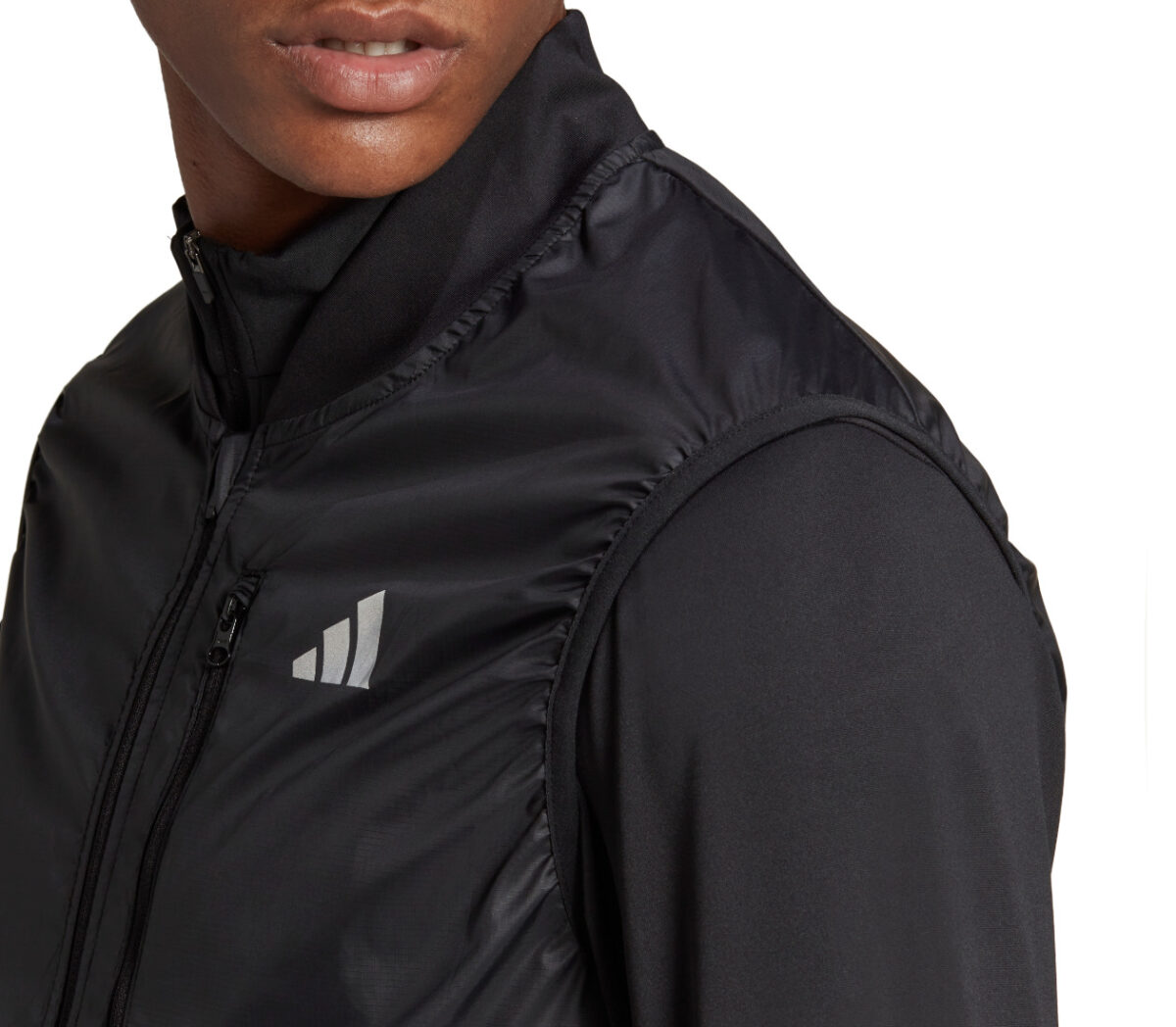 Dettaglio Smanicato Adidas OTR Vest uomo nero