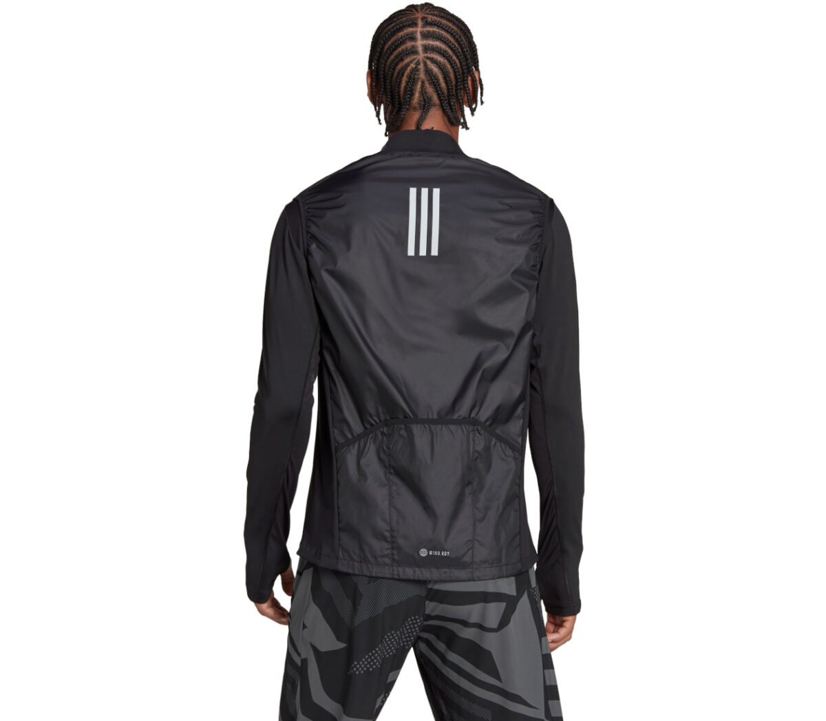 Dietro Smanicato Adidas OTR Vest uomo nero