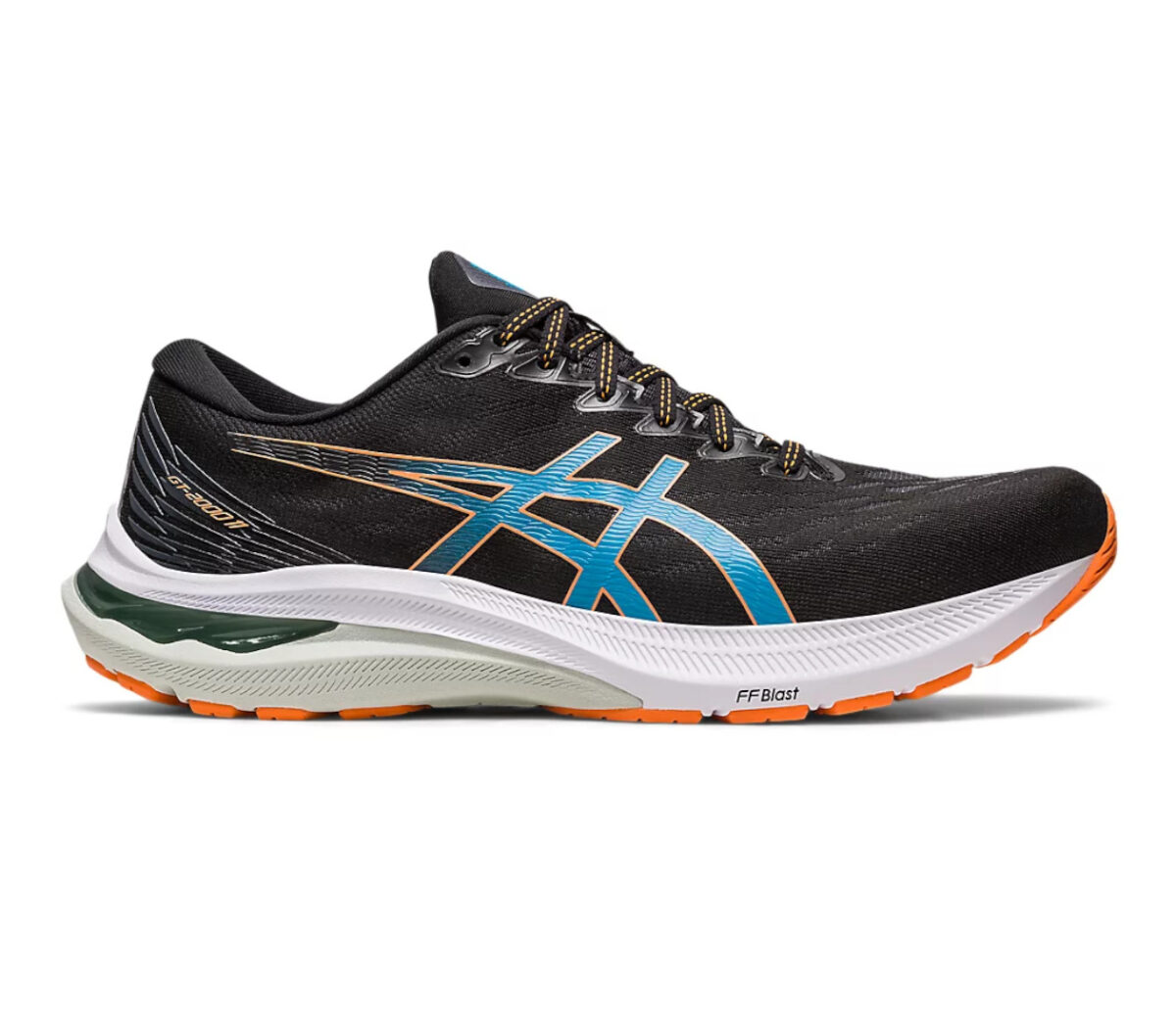 Scarpa Asics gel gt 2000 11 uomo nera blu