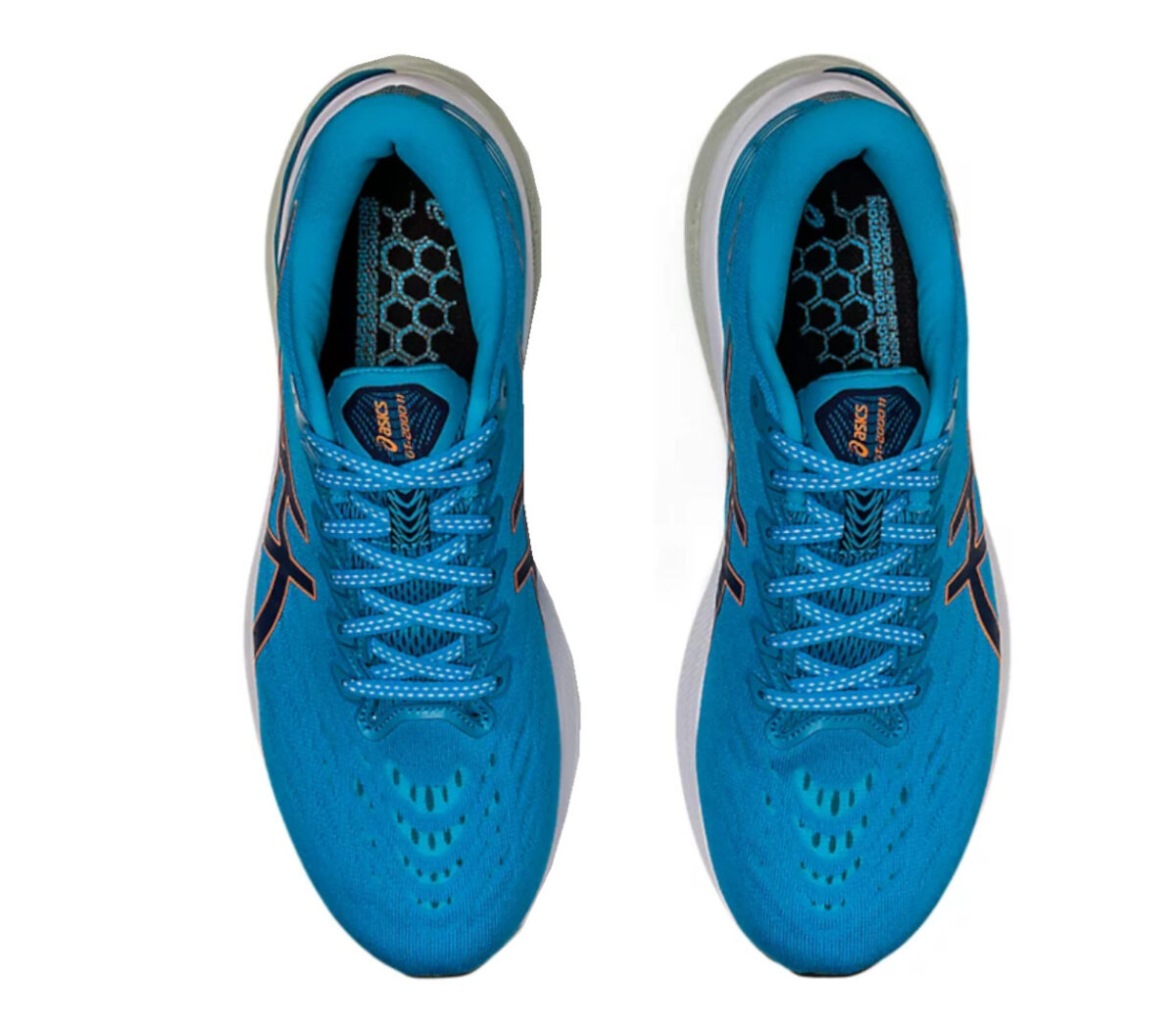 Tomaia Scarpa asics gel Gt 2000 11 uomo celeste
