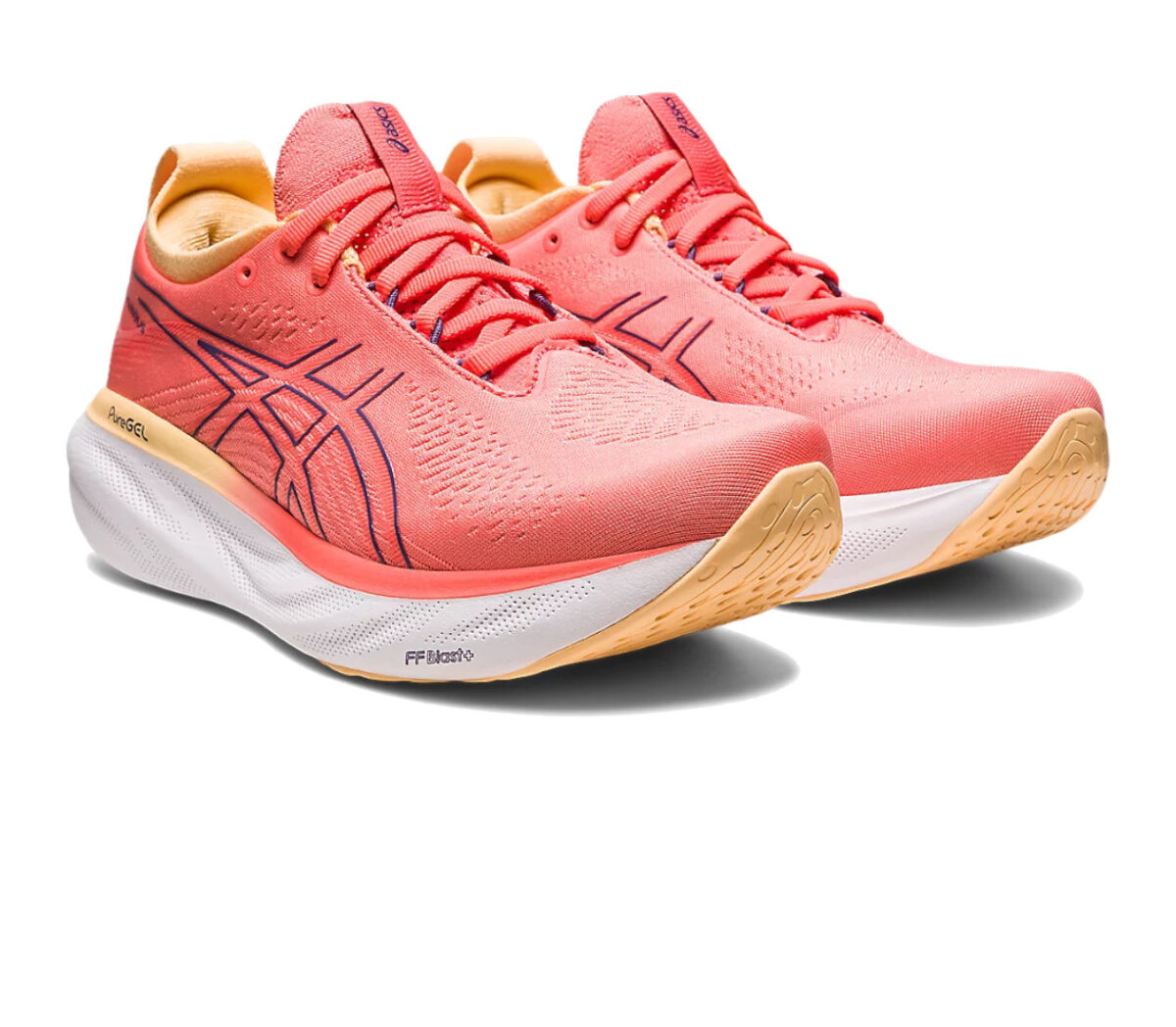 Coppia Scarpa asics gel nimbus 25 donna rosa