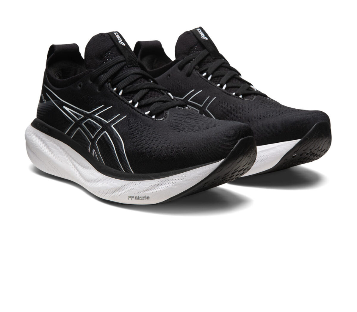 Coppia Scarpa asics gel nimbus 25 uomo nera