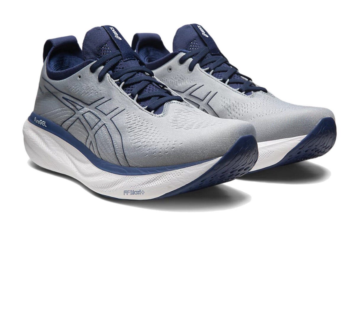 Coppia Scarpa asics gel nimbus 25 uomo grigia