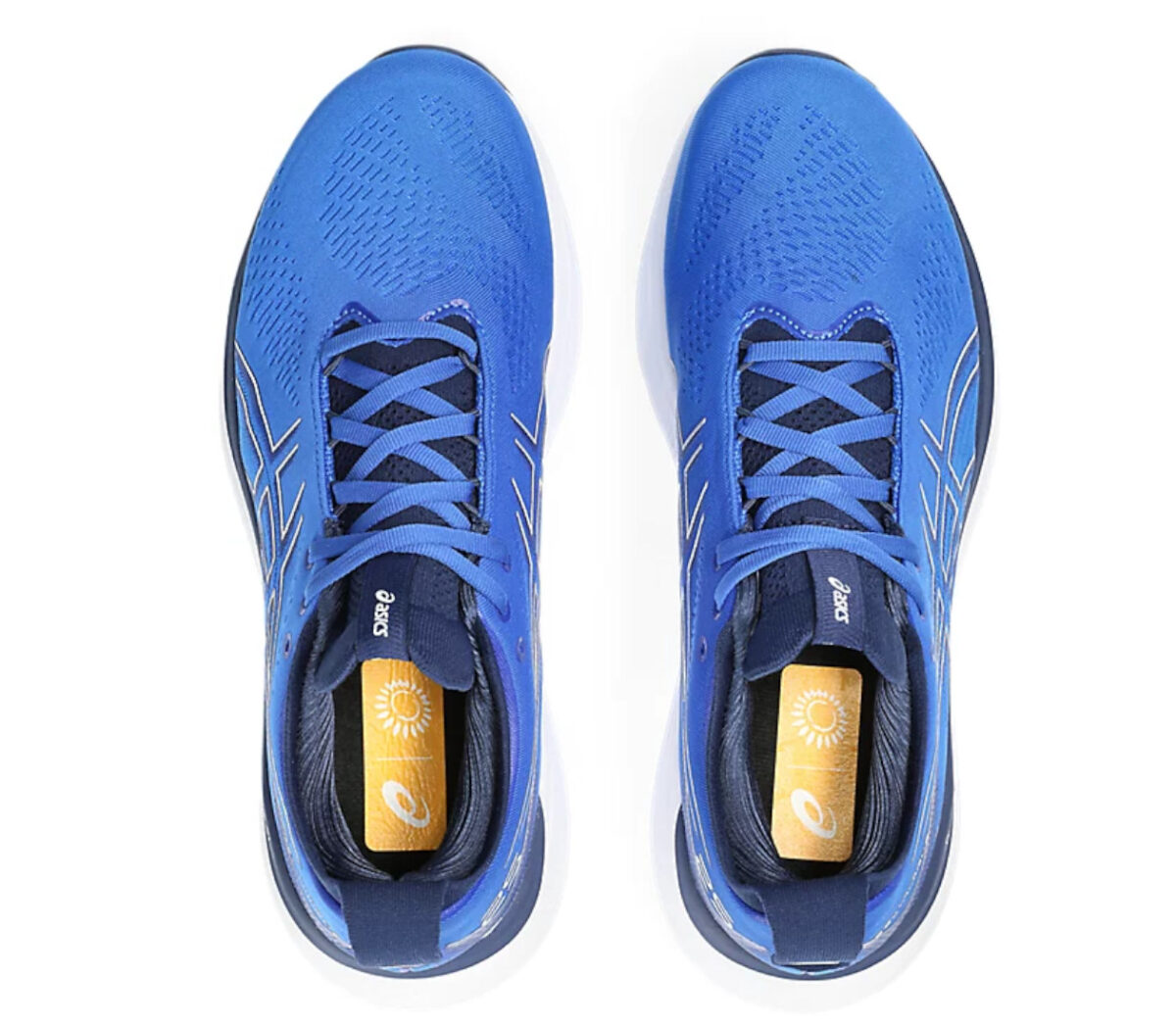 Tomaia Scarpa Asics gel nimbus 25 uomo blu