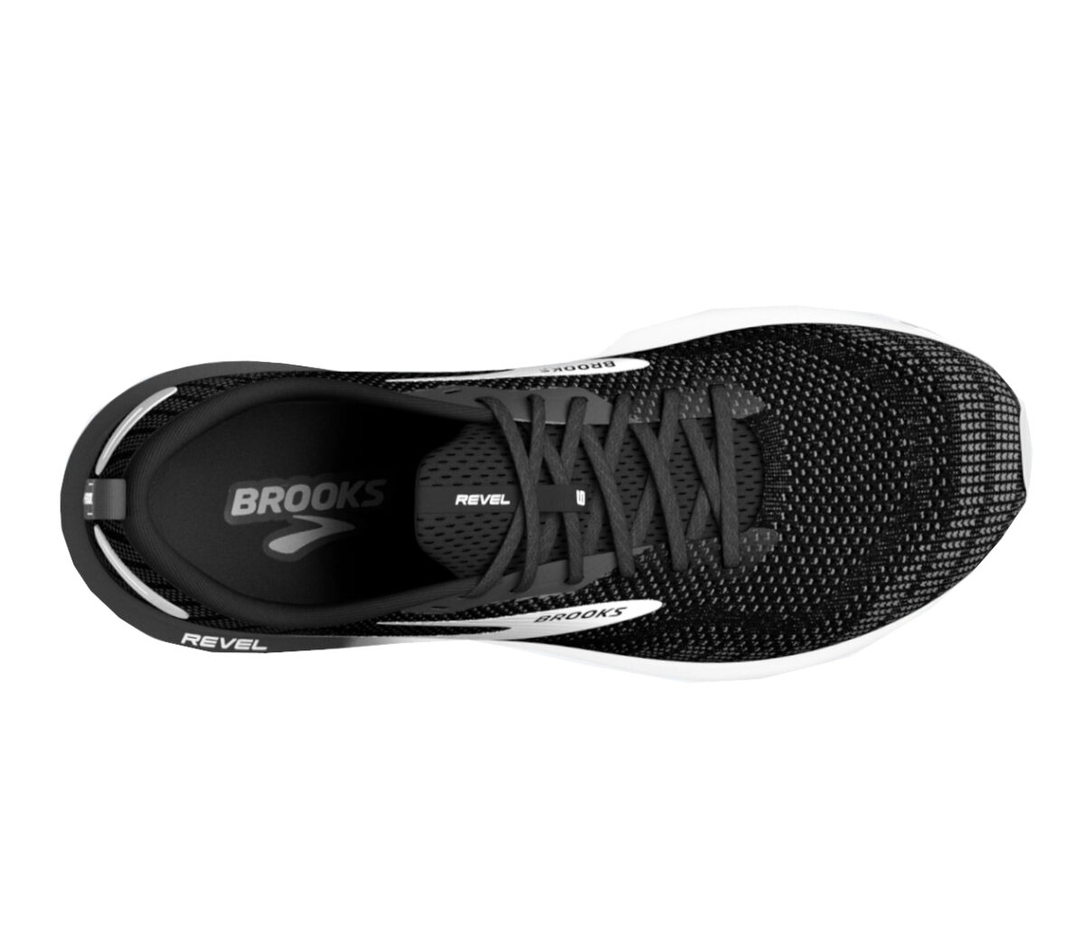 Tomaia Scarpa Brooks revel 6 uomo nera