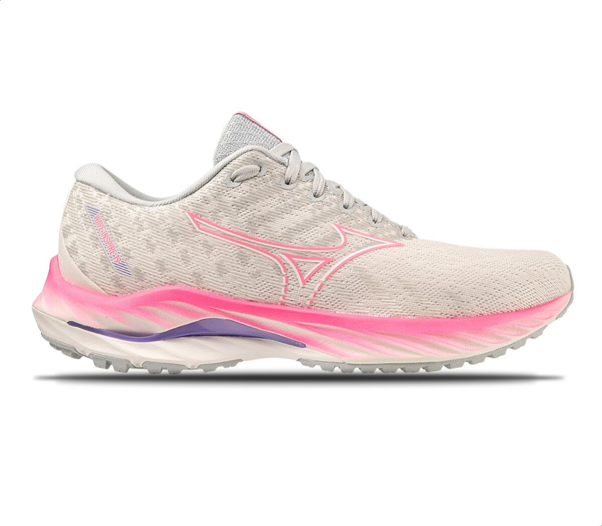 Scarpa Mizuno Wave Inspire 19 donna bianca rosa