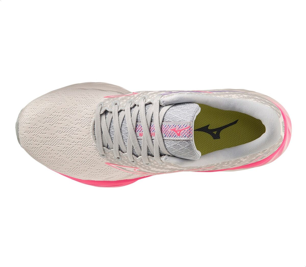 Tomaia Scarpa Mizuno Wave Inspire 19 donna bianca rosa