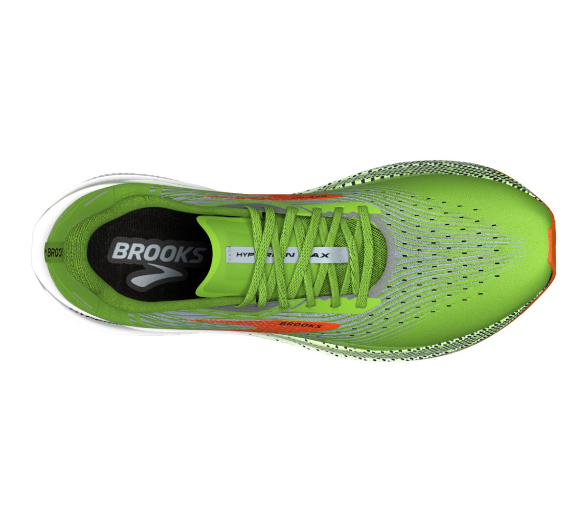 Tomaia Scarpa Brooks hyperion max uomo verde