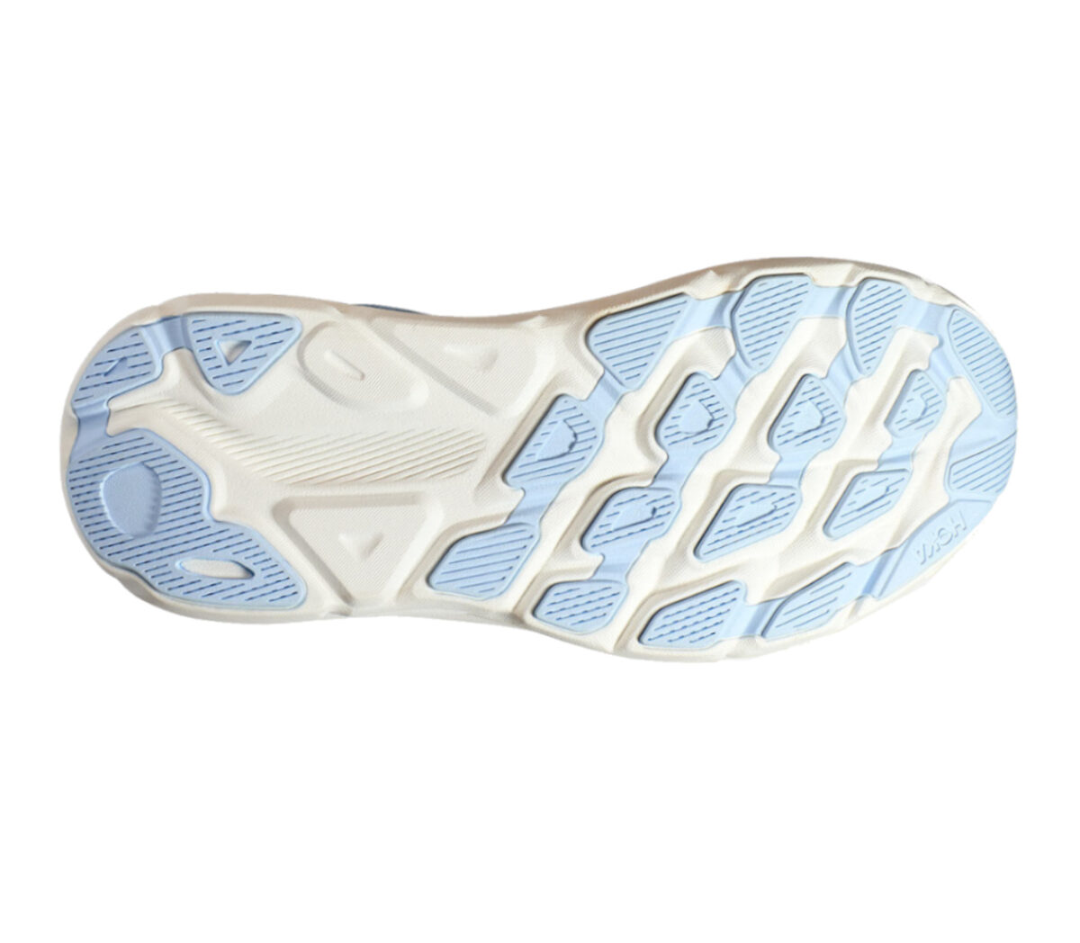 Suola Scarpa Hoka clifton 9 donna celeste arancione