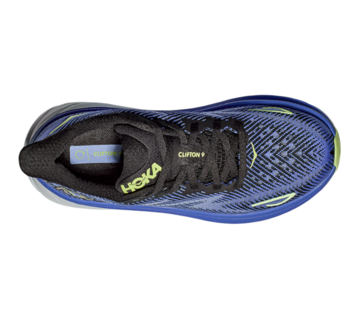 Tomaia Scarpa Hoka clifton 9 donna blu