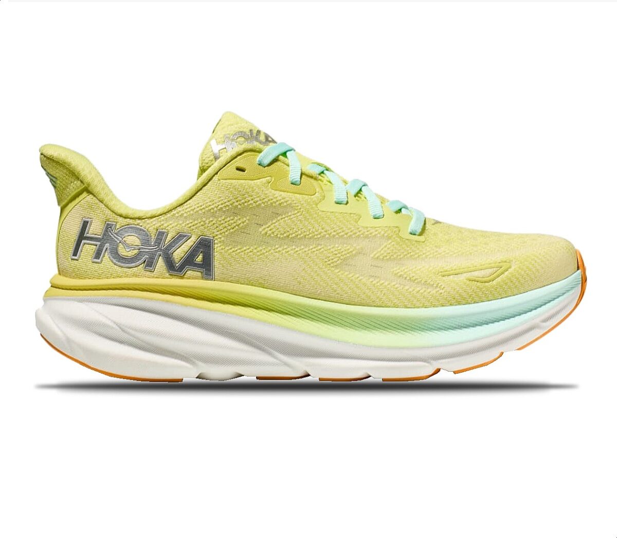 Scarpa Hoka clifton 9 donna gialla