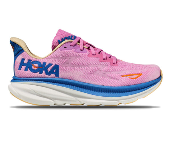 Scarpa Hoka clifton 9 donna blu rosa