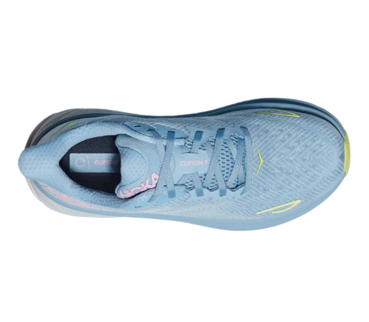 Tomaia Scarpa Hoka clifton 9 donna celeste