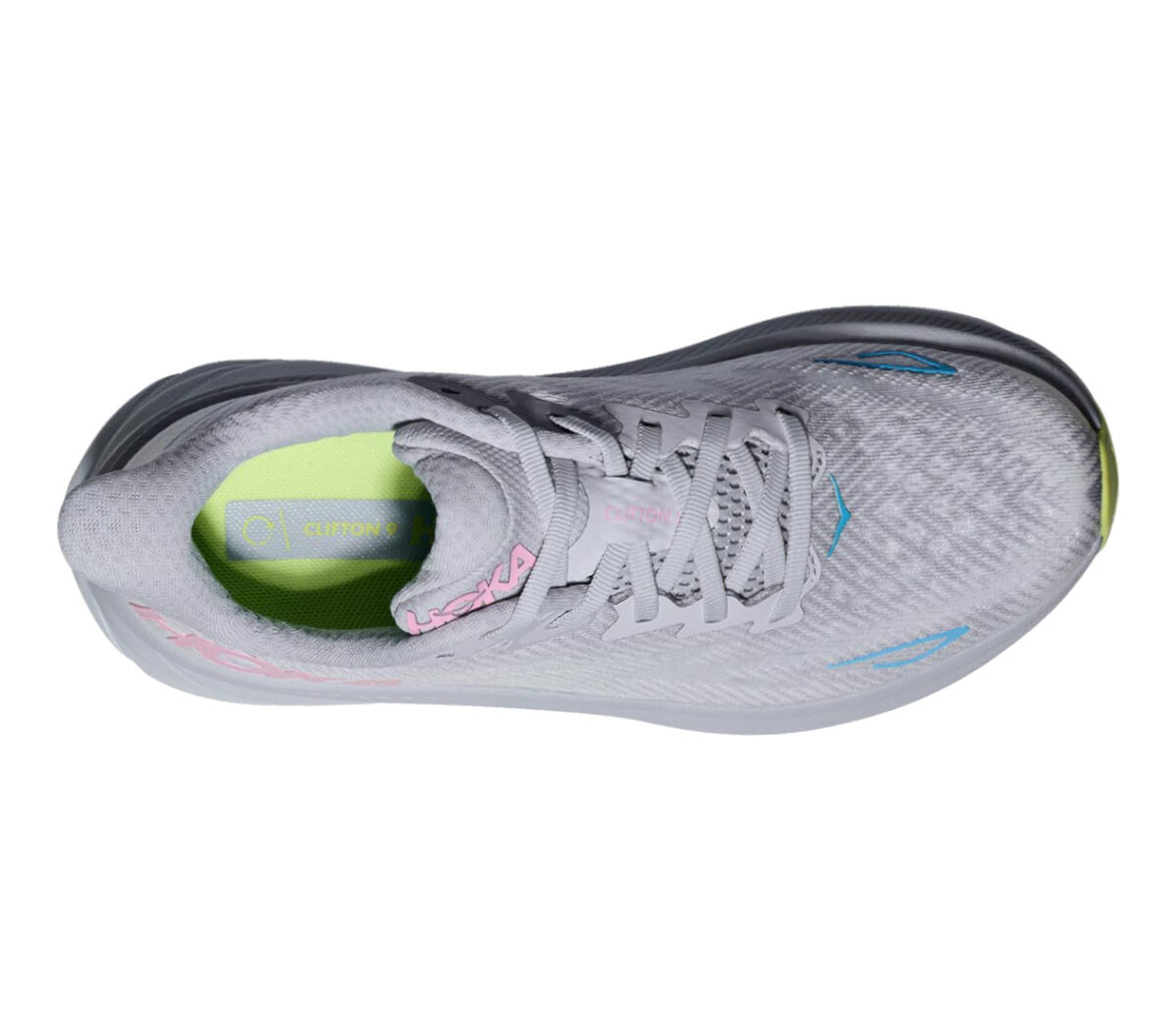 Tomaia Scarpa Hoka Clifton 9 donna grigia