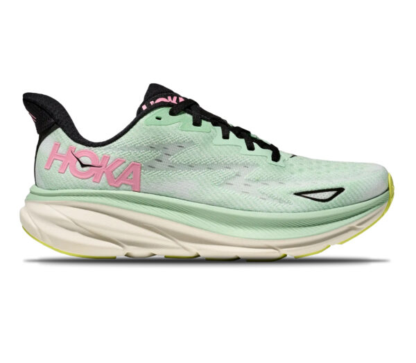 Scarpa Hoka Clifton 9 donna mint fluorite snow melt