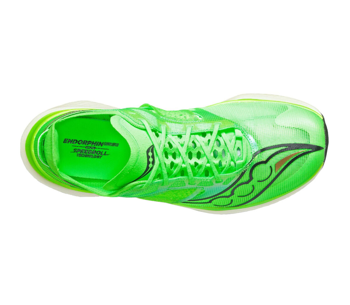 Tomaia Scarpa Saucony Endorphin Elite uomo verde