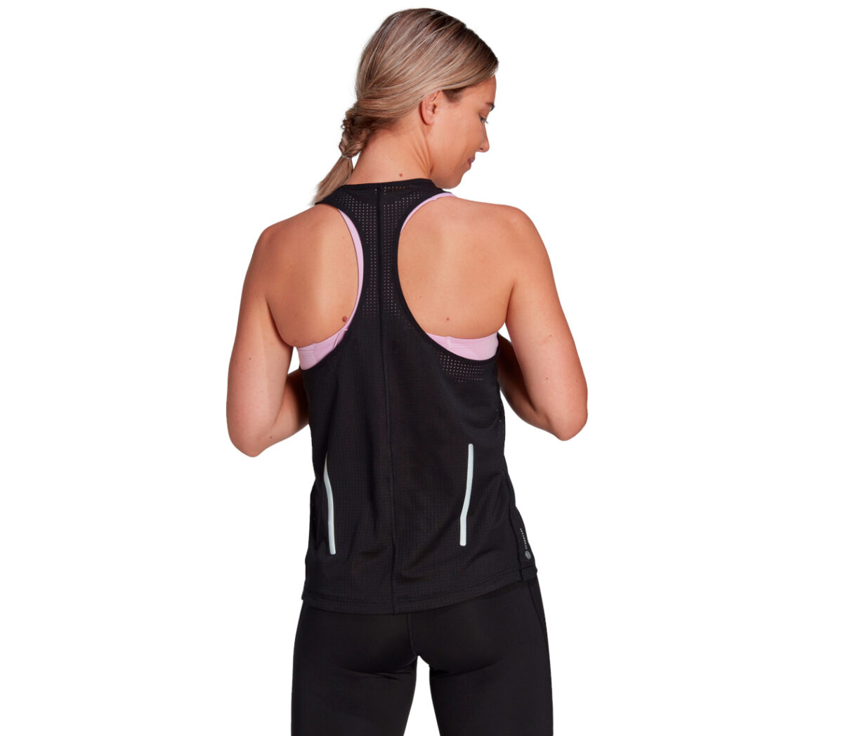 Dietro Canotta adidas fast tank donna nera