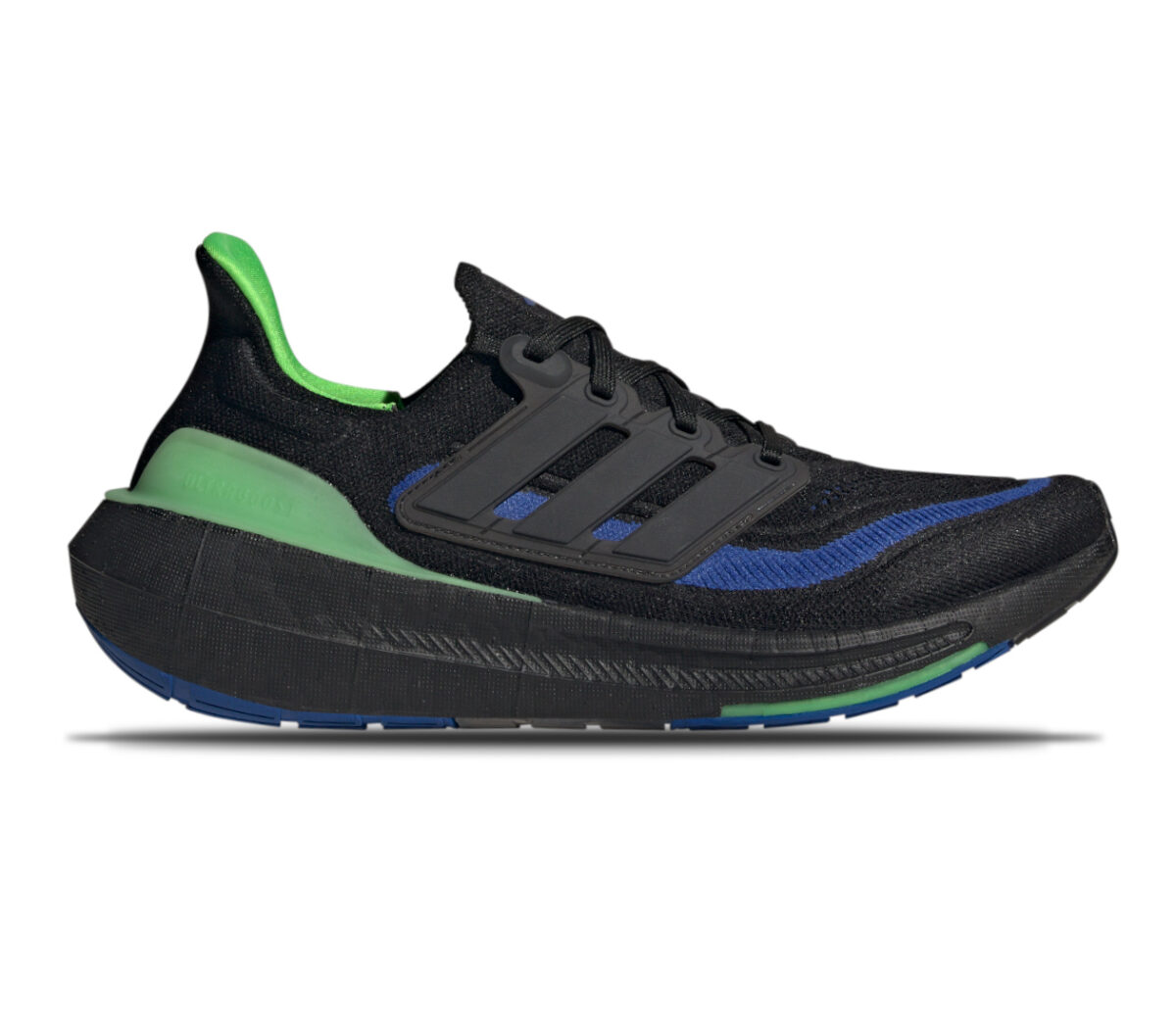 Scarpa Adidas ultraboost light unisex nera verde