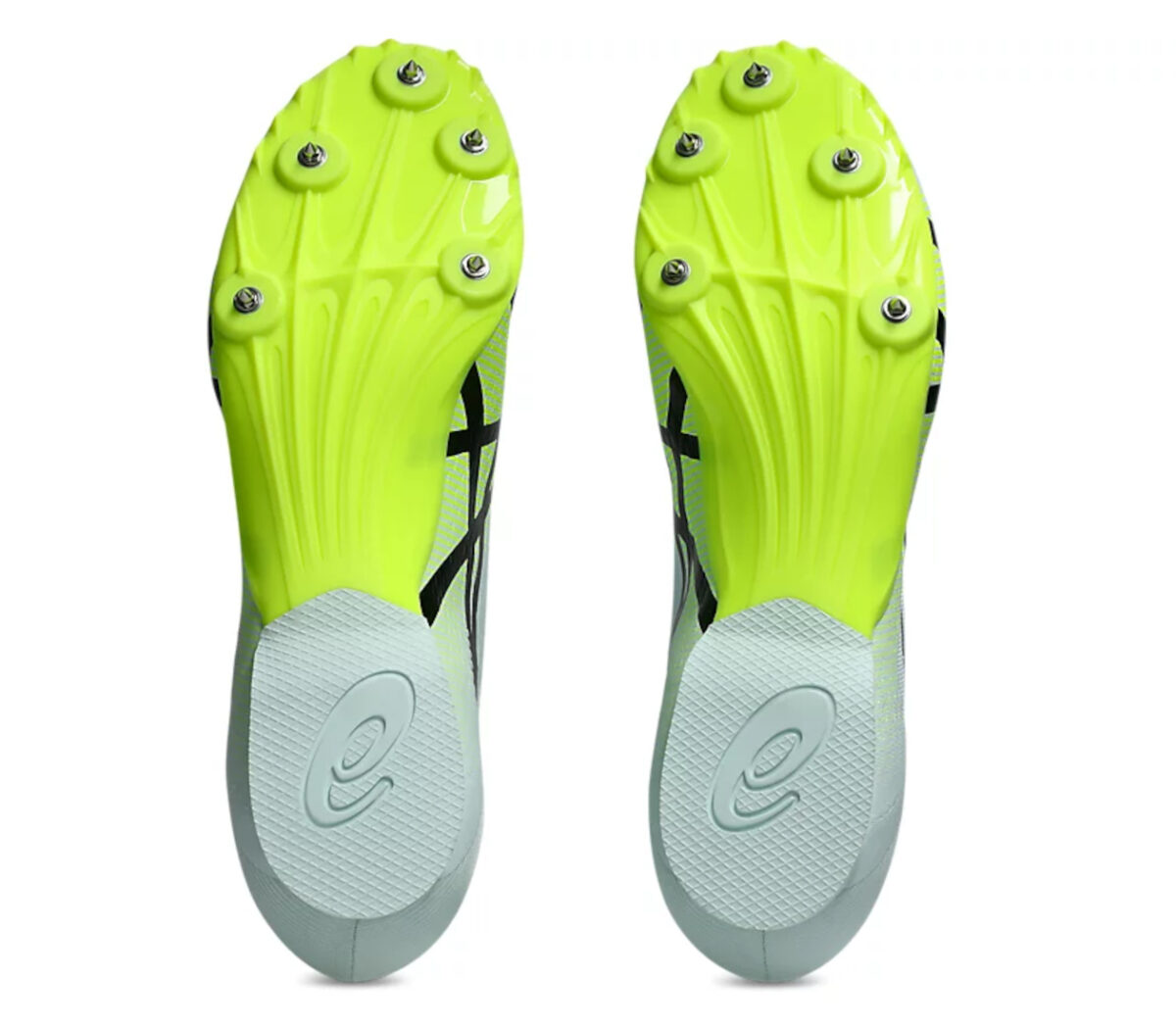 Suola Scarpa Asics Hyper MD 8 unisex celeste gialla