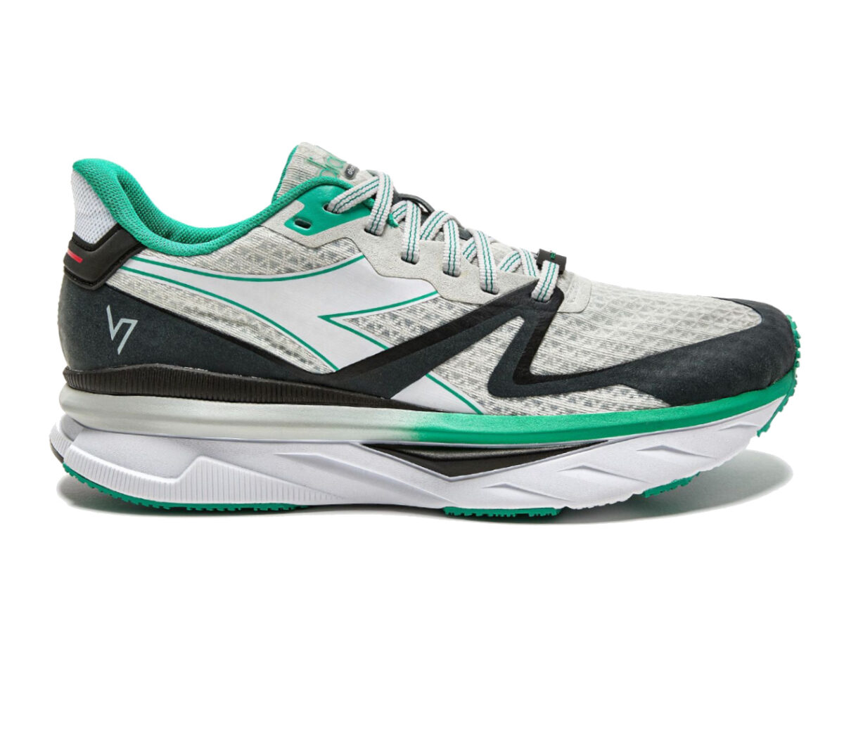 Scarpa Diadora atomo V7000 uomo verde grigia