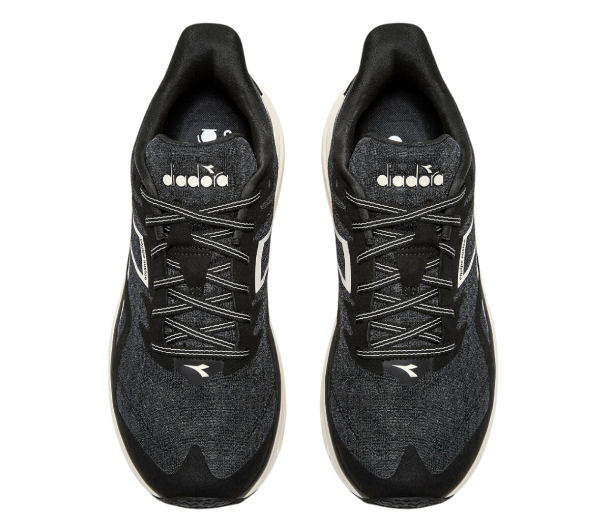 Tomaia Scarpa Diadora Equipe Nucleo uomo nera panna