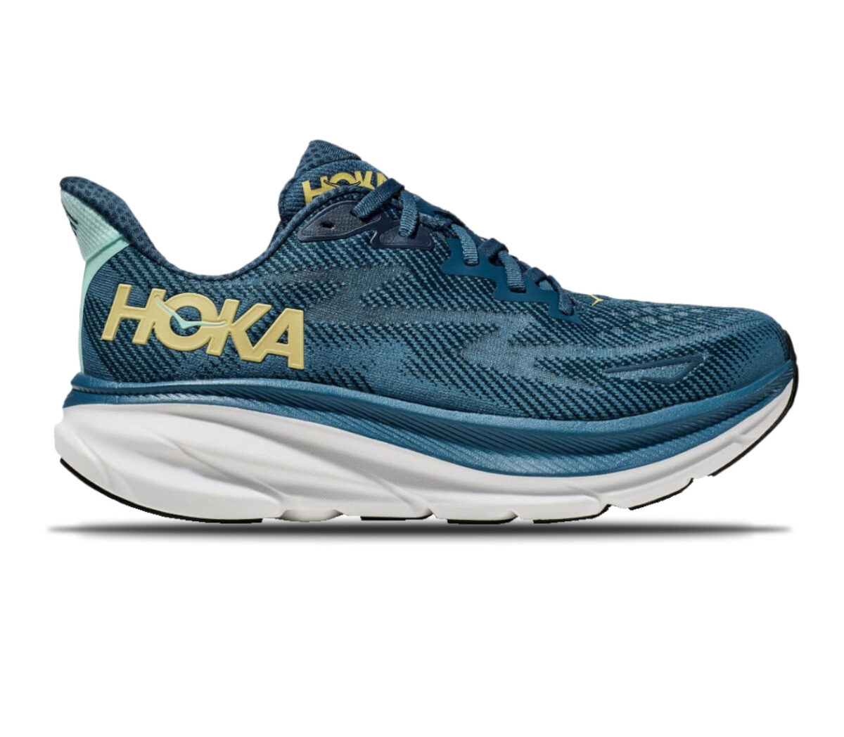 Scarpa Hoka clifton 9 uomo blu